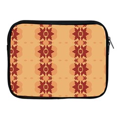 Brown Flower Apple Ipad 2/3/4 Zipper Cases by HermanTelo