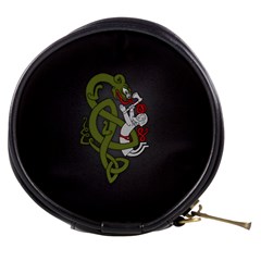 Pepe The Frog Rare Celtic Viking Norse Dragon Pattern Deus Vult Medieval Wojak Crusader Mini Makeup Bag by snek