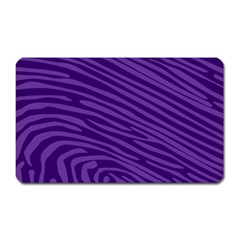 Pattern Texture Purple Magnet (rectangular)