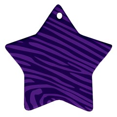 Pattern Texture Purple Star Ornament (two Sides) by Mariart