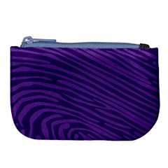 Pattern Texture Purple Large Coin Purse