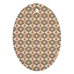 Background Art Designs Ornament (oval)