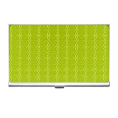 Background Texture Pattern Green Business Card Holder by HermanTelo