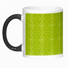 Background Texture Pattern Green Morph Mugs