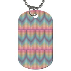 Pattern Background Texture Colorful Dog Tag (one Side) by HermanTelo