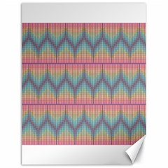 Pattern Background Texture Colorful Canvas 18  X 24  by HermanTelo