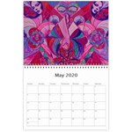 Frequency Wall Calendar - 2020 May 2020