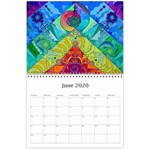 Frequency Wall Calendar - 2020 Jun 2020