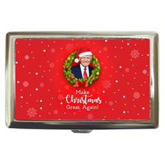 Make Christmas Great Again With Trump Face Maga Cigarette Money Case by snek