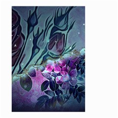 Decorative Floral Design Small Garden Flag (two Sides) by FantasyWorld7