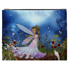 Little Fairy In The Night Cosmetic Bag (xxxl) by FantasyWorld7