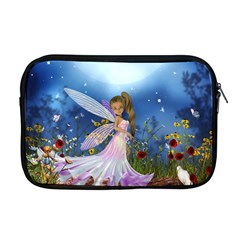 Little Fairy In The Night Apple Macbook Pro 17  Zipper Case by FantasyWorld7