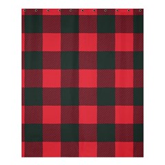 Canadian Lumberjack Red And Black Plaid Canada Shower Curtain 60  X 72  (medium)  by snek