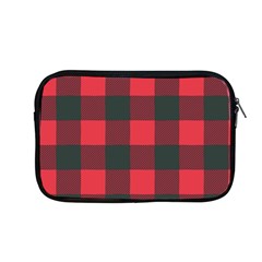 Canadian Lumberjack Red And Black Plaid Canada Apple Macbook Pro 13  Zipper Case by snek