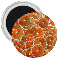 Oranges Background Texture Pattern 3  Magnets by HermanTelo