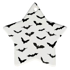 Bats Pattern Star Ornament (two Sides) by Sobalvarro