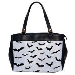 Bats Pattern Oversize Office Handbag by Sobalvarro