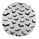 Bats Pattern Large 18  Premium Round Cushions Back