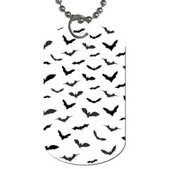 Bats Pattern Dog Tag (two Sides) by Sobalvarro