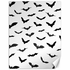 Bats Pattern Canvas 12  X 16  by Sobalvarro