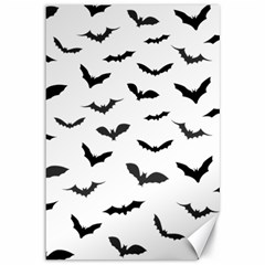 Bats Pattern Canvas 12  X 18  by Sobalvarro