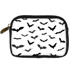 Bats Pattern Digital Camera Leather Case by Sobalvarro