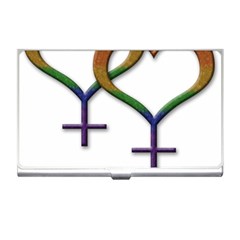 Mrs  And Mrs  Business Card Holder by LiveLoudGraphics