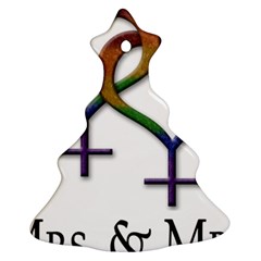 Mrs. and Mrs. Ornament (Christmas Tree) 