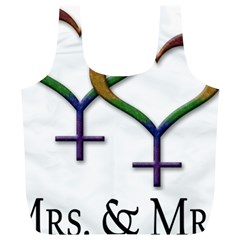 Mrs  And Mrs  Full Print Recycle Bag (xl)