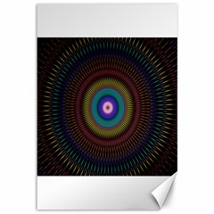 Artskop Kaleidoscope Pattern Canvas 12  X 18 