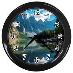 Nature Wall Clock (black) by ArtworkByPatrick