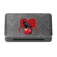 Wonderful Crow On A Heart Memory Card Reader with CF