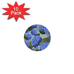 Hydrangea  1  Mini Buttons (10 Pack)  by Sobalvarro