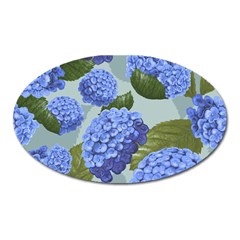 Hydrangea  Oval Magnet by Sobalvarro