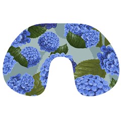 Hydrangea  Travel Neck Pillow by Sobalvarro