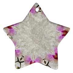 Orchidées Fleurs Abstrait Ornament (Star)