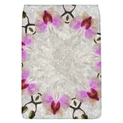 Orchidées Fleurs Abstrait Removable Flap Cover (L)