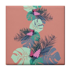 Leaves Tile Coaster by Sobalvarro