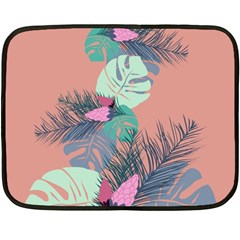 Leaves Fleece Blanket (mini) by Sobalvarro