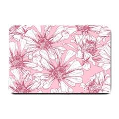 Pink Flowers Small Doormat  by Sobalvarro