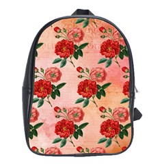 Pattern Flower Paper School Bag (xl)