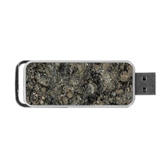 Grunge Organic Texture Print Portable Usb Flash (one Side) by dflcprintsclothing