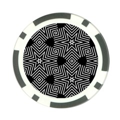 Formes Geometriques Etoiles/carres Poker Chip Card Guard