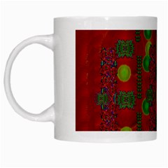 In Time For The Season Of Christmas White Mugs