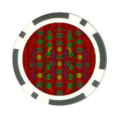 In Time For The Season Of Christmas Poker Chip Card Guard