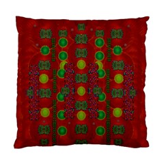 In Time For The Season Of Christmas Standard Cushion Case (Two Sides)