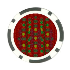In Time For The Season Of Christmas Poker Chip Card Guard (10 pack)