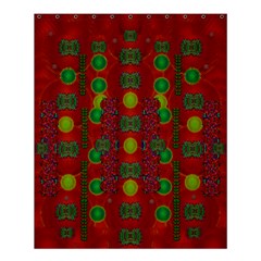 In Time For The Season Of Christmas Shower Curtain 60  X 72  (medium)  by pepitasart