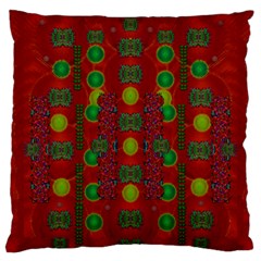 In Time For The Season Of Christmas Large Cushion Case (One Side)