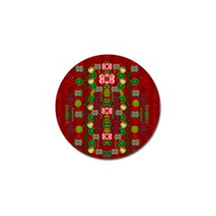 In Time For The Season Of Christmas An Jule Golf Ball Marker (10 Pack) by pepitasart